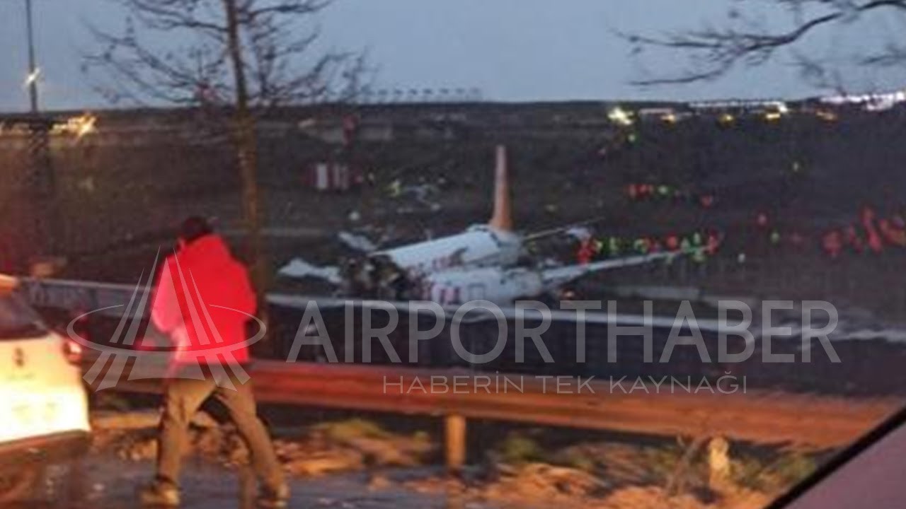 Pegasus Havayolları uçağı pistten çıktı