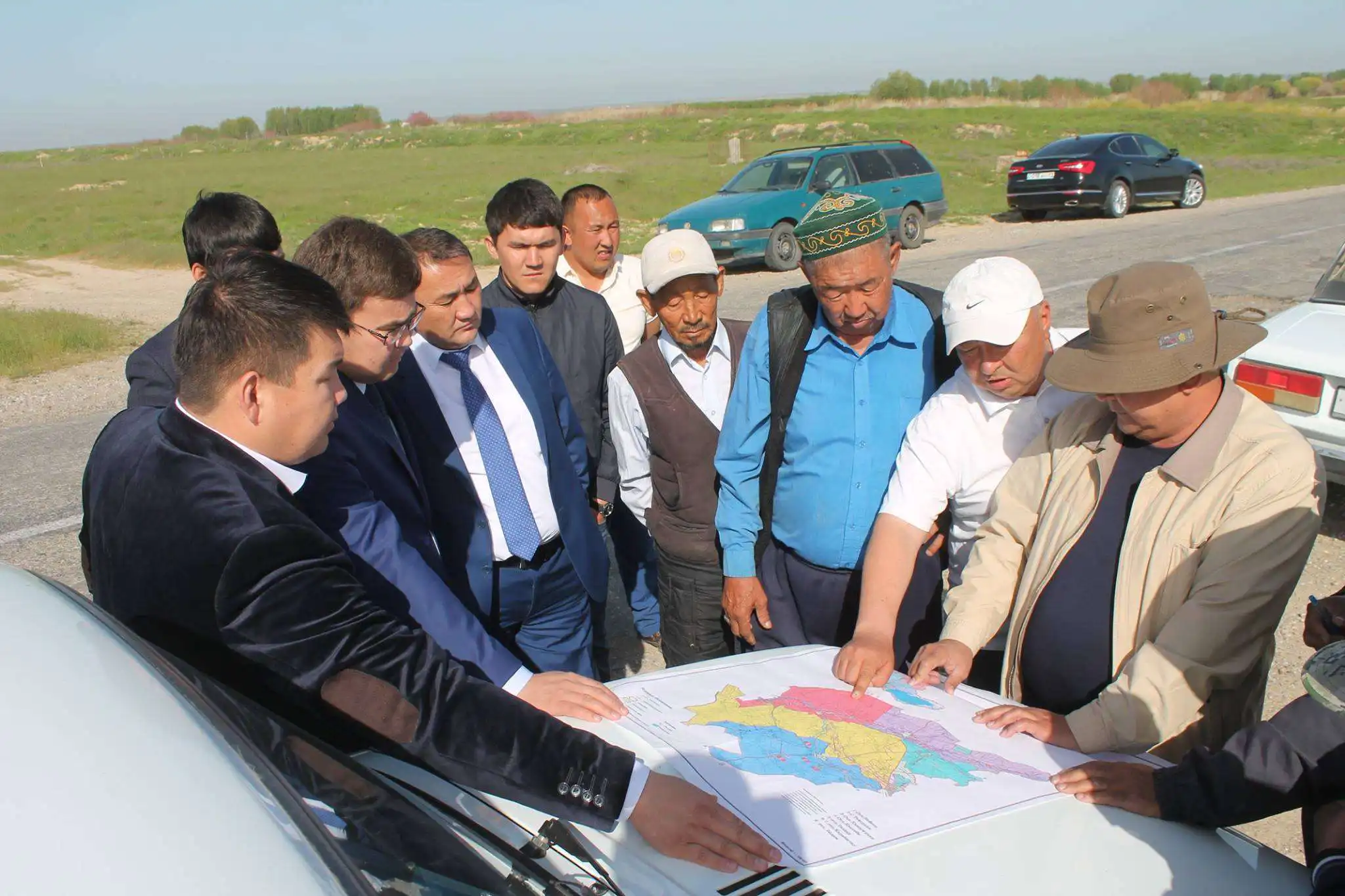 В Южном Казахстане начали борьбу с саранчой