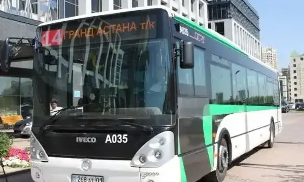 Время работы 17 автобусных маршрутов продлили в Астане