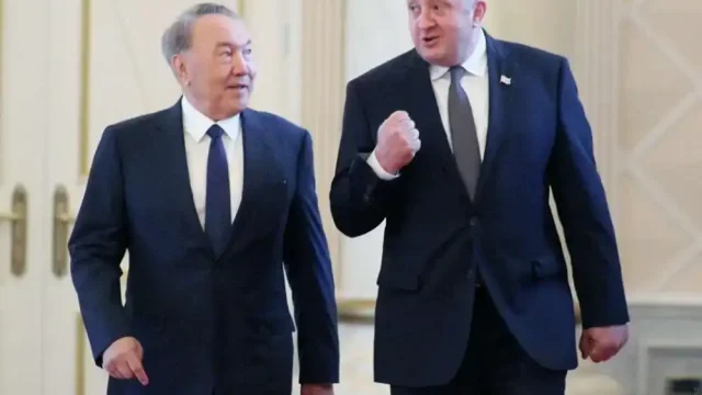 Нурсултан Назарбаев принял Президента Грузии
