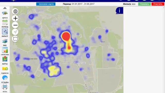 Безопасность жилых районов  можно отследить с помощью карты преступности в Алматинской области