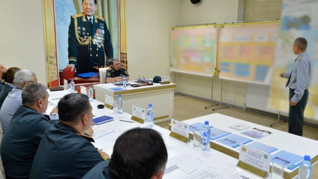 В Астане состоялась защита магистерской диссертации выпускников факультета Академии Генерального штаба Вооруженных Сил