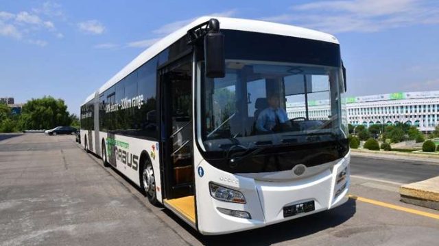 В Алматы начали тестировать немецкие электроавтобусы Eurabus