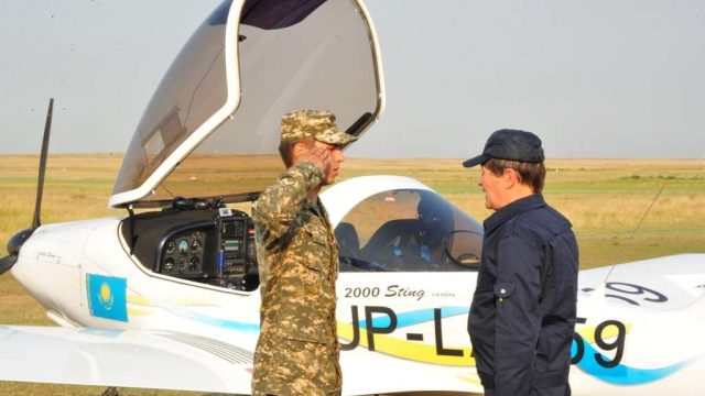 Экзаменационные полеты проходят с воспитанниками республиканской школы «Жас ұлан»