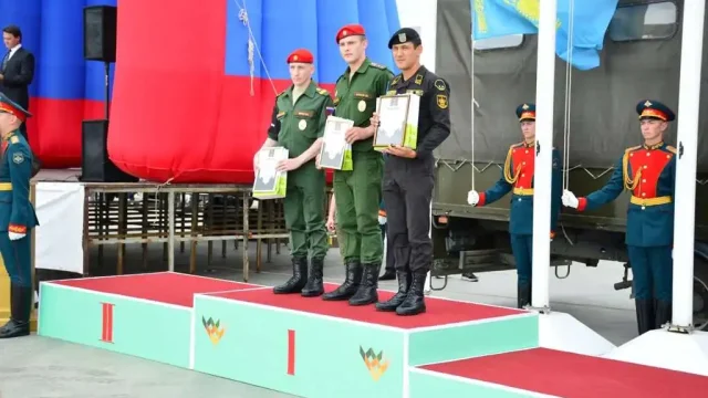 Военнослужащие Вооруженных Сил Казахстана завоевали второе место в международном конкурсе «Страж порядка»