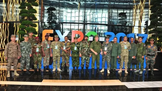 Старшие команд-участниц Армейских международных игр посетили выставку EXPO-2017 в Астане