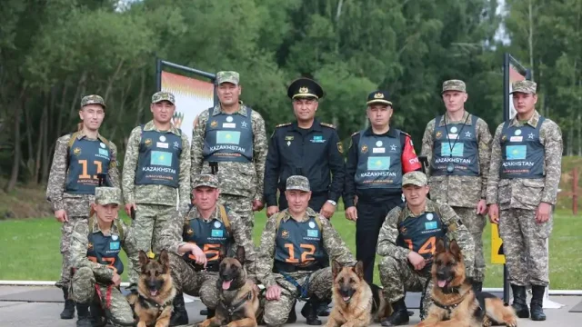 Военнослужащие-кинологи ВС РК в тройке лидеров  по результатам конкурса «Верный друг»