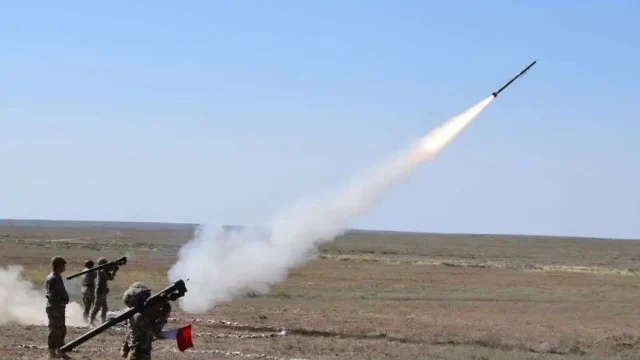 В рамках совместных учений с боевой стрельбой СВО ВС РК  «Боевое содружество» выполнены боевые стрельбы