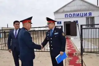 Новое отделение полиции открыли в селе Жанбай в Атырауской области