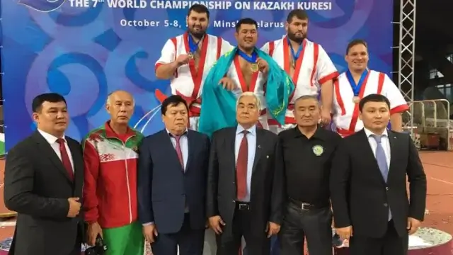 Талгат Амренов стал чемпионом мира по қазақ күресі