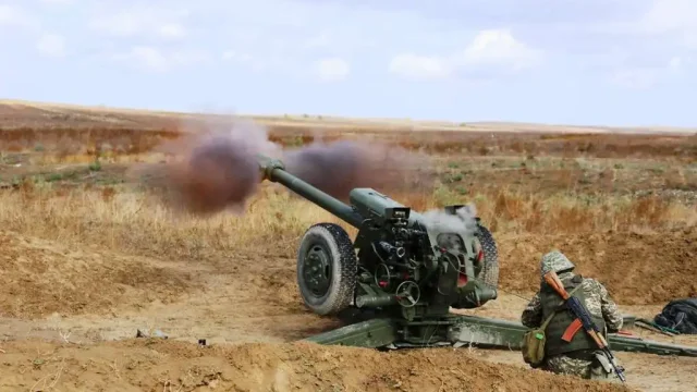 Курсанты 4 курса Военного института Сухопутных войск ВС РК  отработали практические занятия