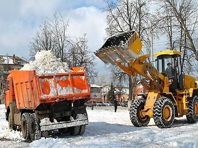 Снегопад в Астане