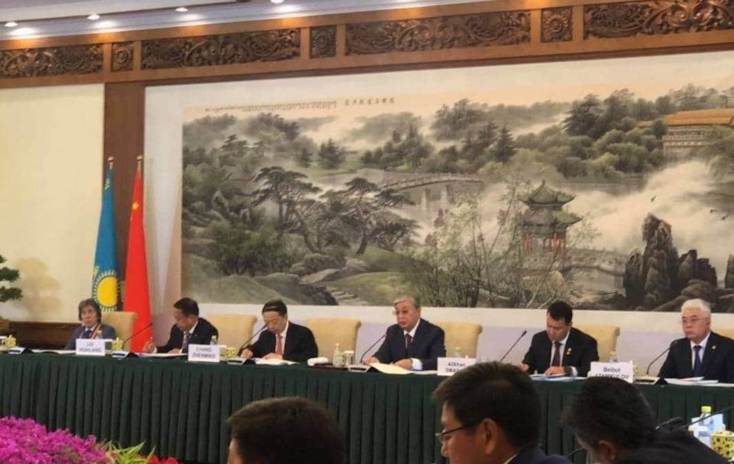 Президент Токаев выступает в Китае только на казахском 6 Касым-Жомарт Токаев в Китае