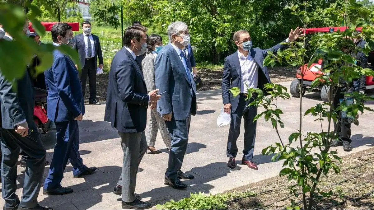 Президент в Ботаническом саду