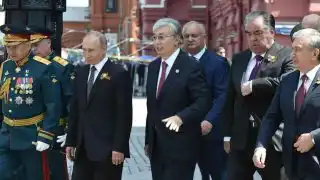 Касым-Жомарт Токаев, парад Победы