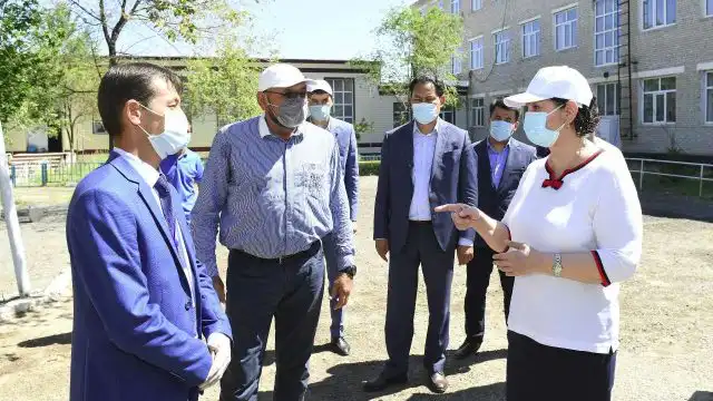 Аким области Гульшара Абдыкалыкова посетила Жанакорганский район