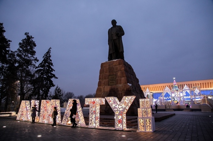 Новый год, Алматы
