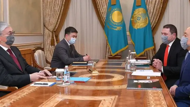 Президент принял основателей Kaspi.kz