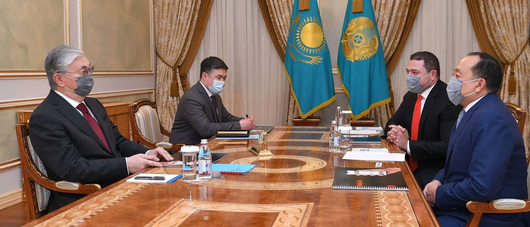 Президент принял основателей Kaspi.kz