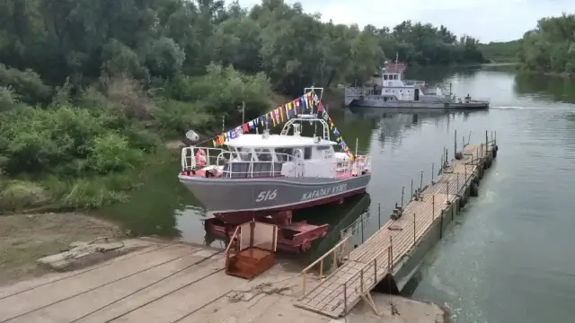 В ЗКО спустили на воду два катера проекта «Кайсар»