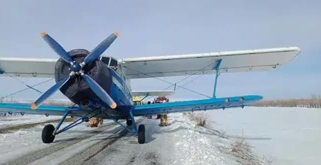 Самолет Ан-2 загорелся при посадке в Кызылординской области