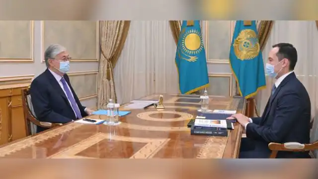 Токаев принял нового главу QazaqGaz Жаркешова