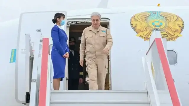 Президент Токаев прибыл в Костанайскую область