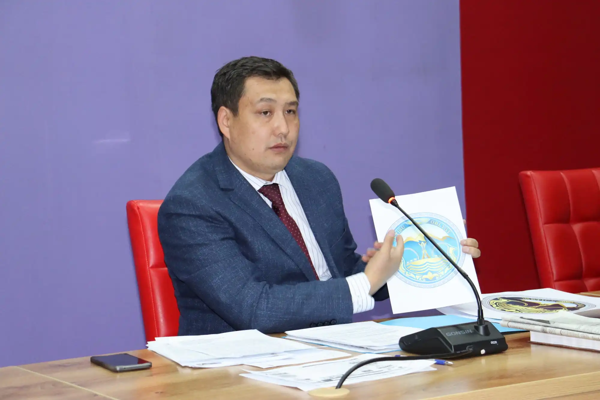 Новый герб области Жетісу