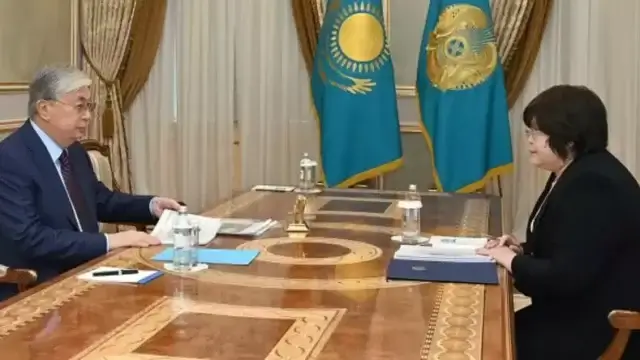 Глава государства принял председателя Конституционного суда Эльвиру Азимову