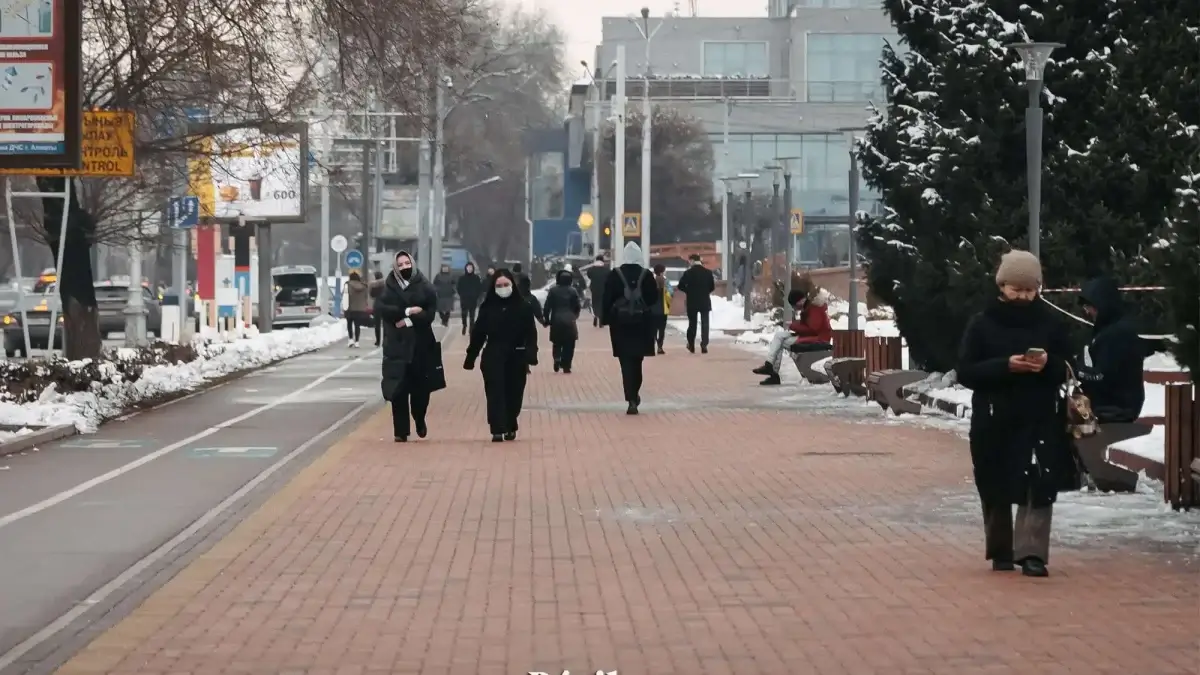 погода, коронавирус, зима, люди