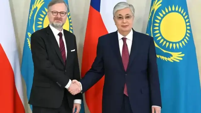 Касым-Жомарт Токаев принял Премьер-министра Чехии Петра Фиалу
