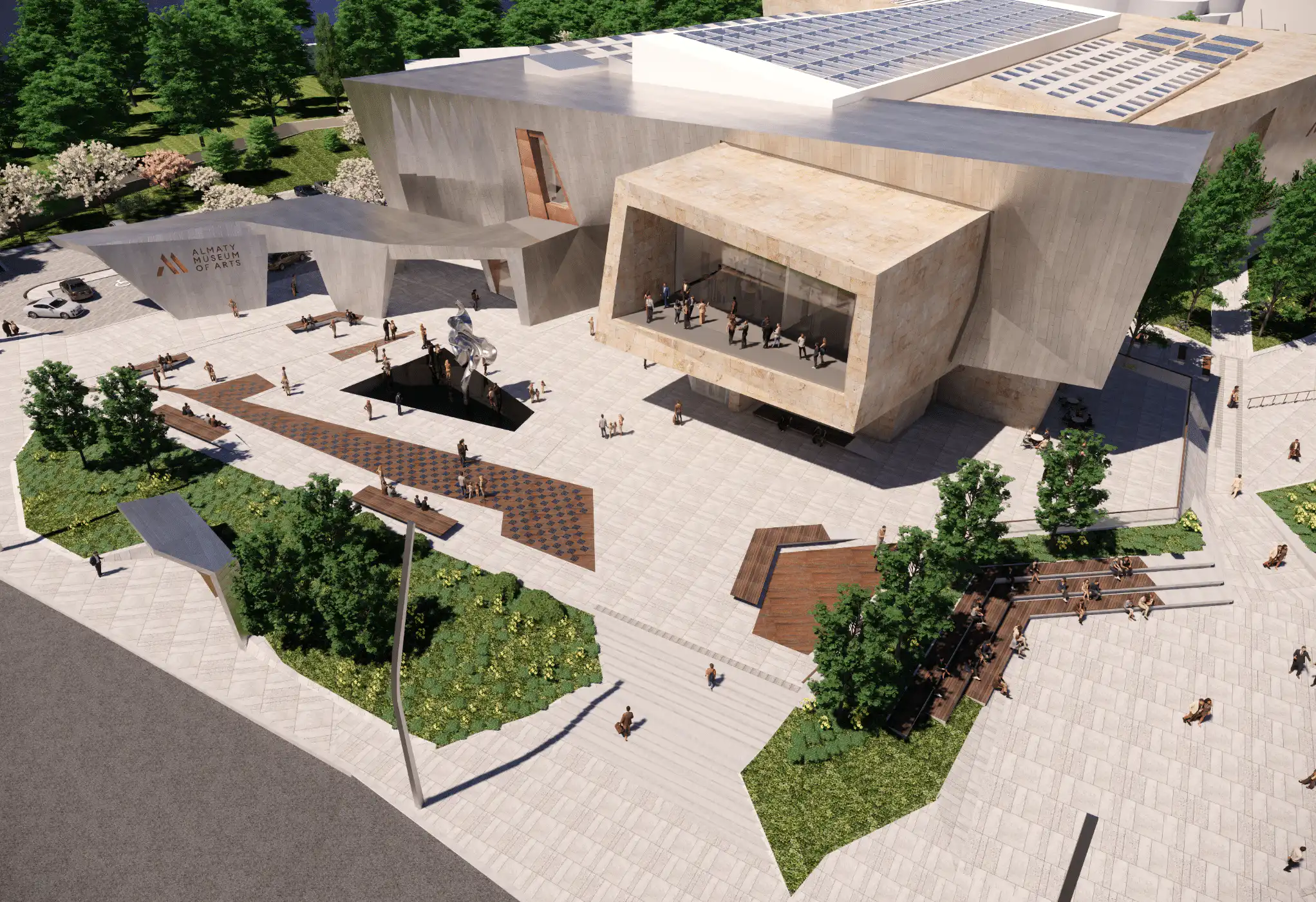 В Алматы строится новый музей искусства Almaty Museum of Arts 7 В Алматы строится новый музей искусства Almaty Museum of Arts