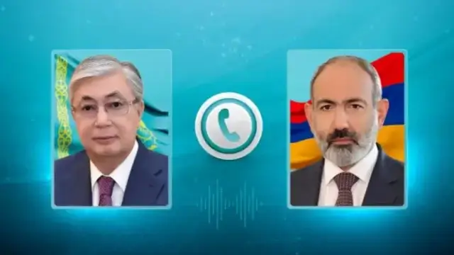 Президент Казахстана провел телефонный разговор с Николом Пашиняном