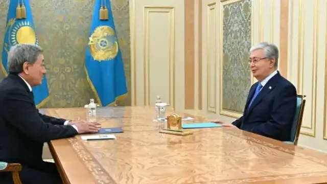 Президенту РК рассказали о деятельности республиканской организации ветеранов