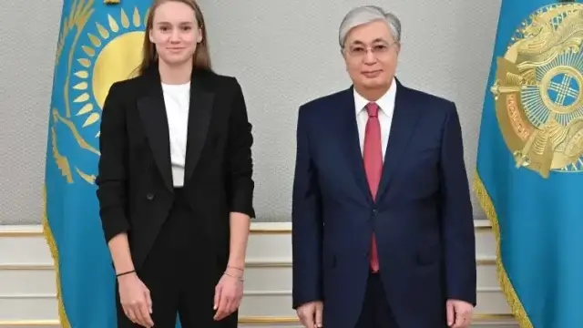 Касым-Жомарт Токаев поздравил Елену Рыбакину с 25-летием
