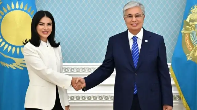 Касым-Жомарт Токаев принял помощника Президента Узбекистана Саиду Мирзиёеву