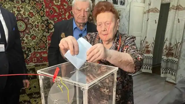 Ветеран ВОВ отдал свой голос в ЗКО