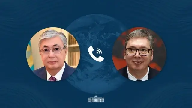 Касым-Жомарт Токаев переговорил по телефону с Александром Вучичем