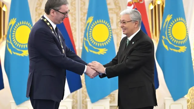 Токаев и Вучич договорились о расширении стратегического сотрудничества