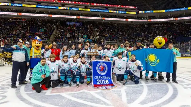 Юные хоккеисты Astana Team выиграли престижный турнир в Канаде
