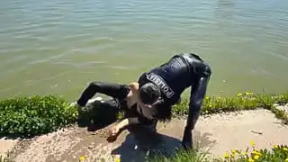 В Астане блогеры сняли пранк с полицейским и получили до 15 суток ареста