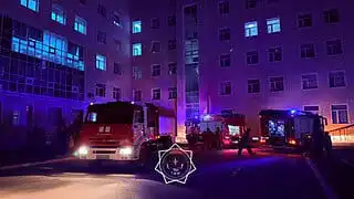 В детской больнице Астаны произошел пожар: эвакуированы пациенты и персонал