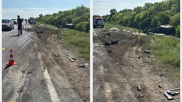 КамАЗ с опасным грузом попал в смертельное ДТП под Астаной