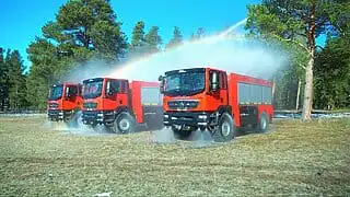 После пожара в области Абай в Казахстане создали уникальную лесопожарную машину